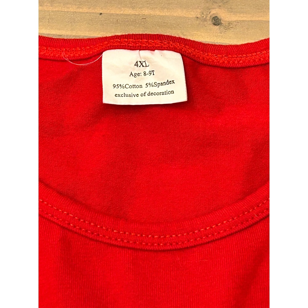 Bb6 Little Mermaid Dress Ruffle Sleeve‎ Disney Cartoon Character 8-9T - Picture 2 of 3